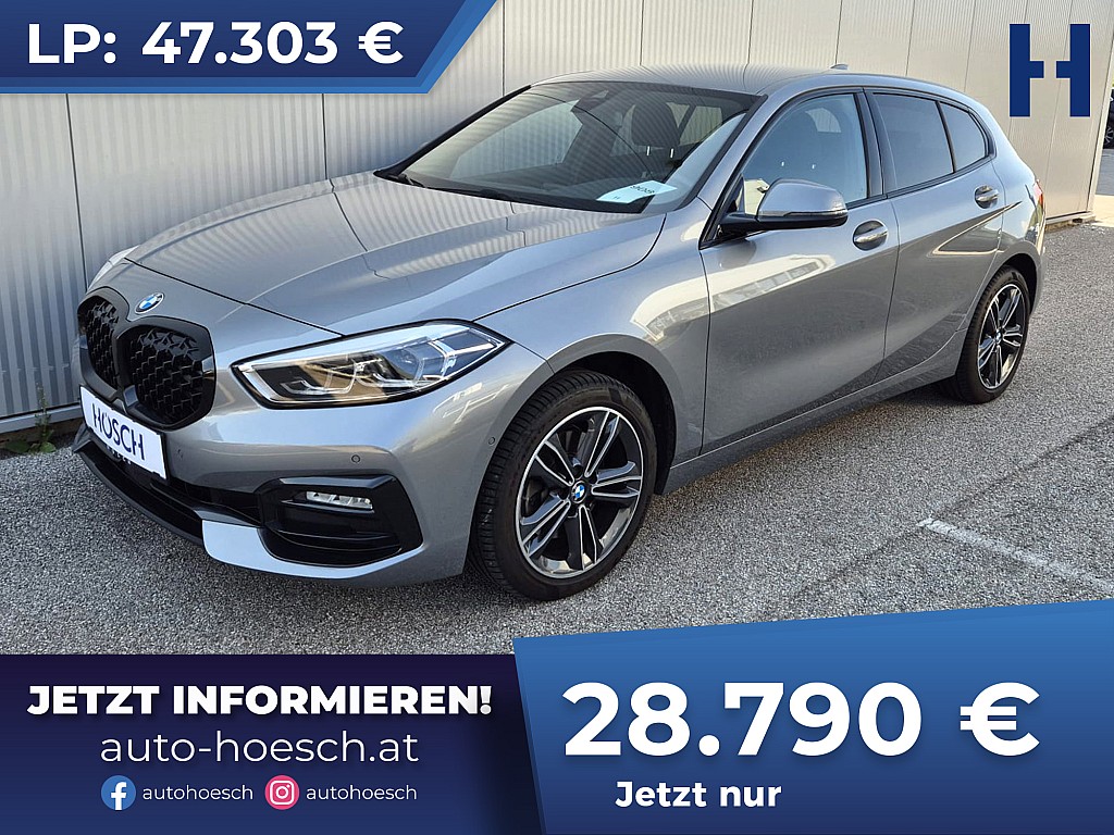 BMW 118d Sport Line Aut. Navi LED Kamera HiFi++ bei Autohaus Hösch GmbH in 