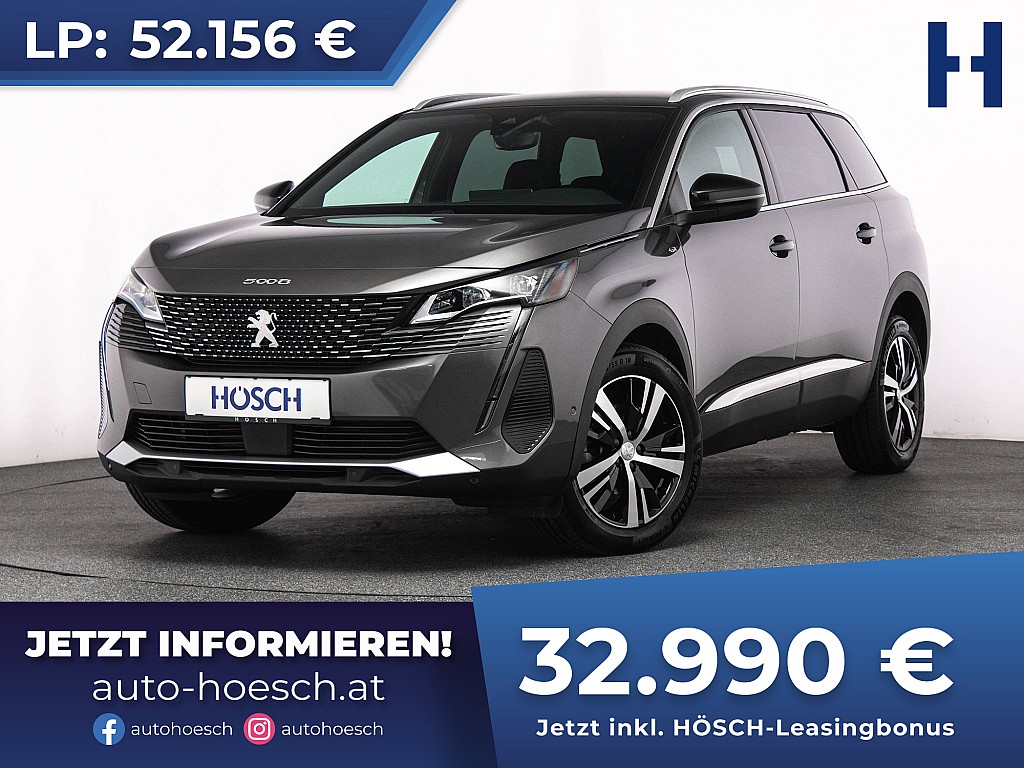 Peugeot 5008 1,2 PureTech 130 GT 7-Sitzer WIE NEU -37% bei Autohaus Hösch GmbH in 