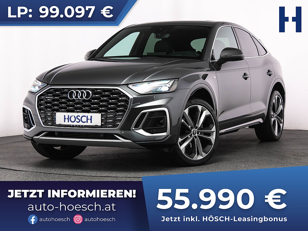 Audi Q5 SB 45 TFSI quattro 2xS-LINE 21er EXTRAS -43% bei Autohaus Hösch GmbH in 