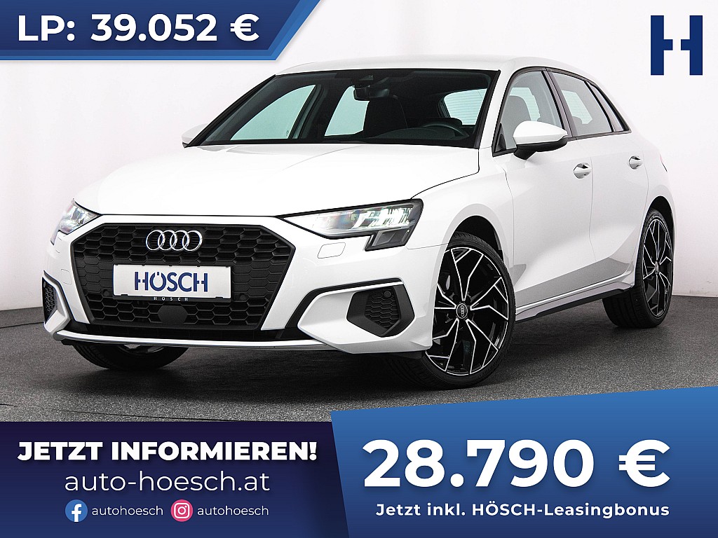 Audi A3 SB 35 TFSI Aut. LED ACC VIRTUAL WIE NEU bei Autohaus Hösch GmbH in 