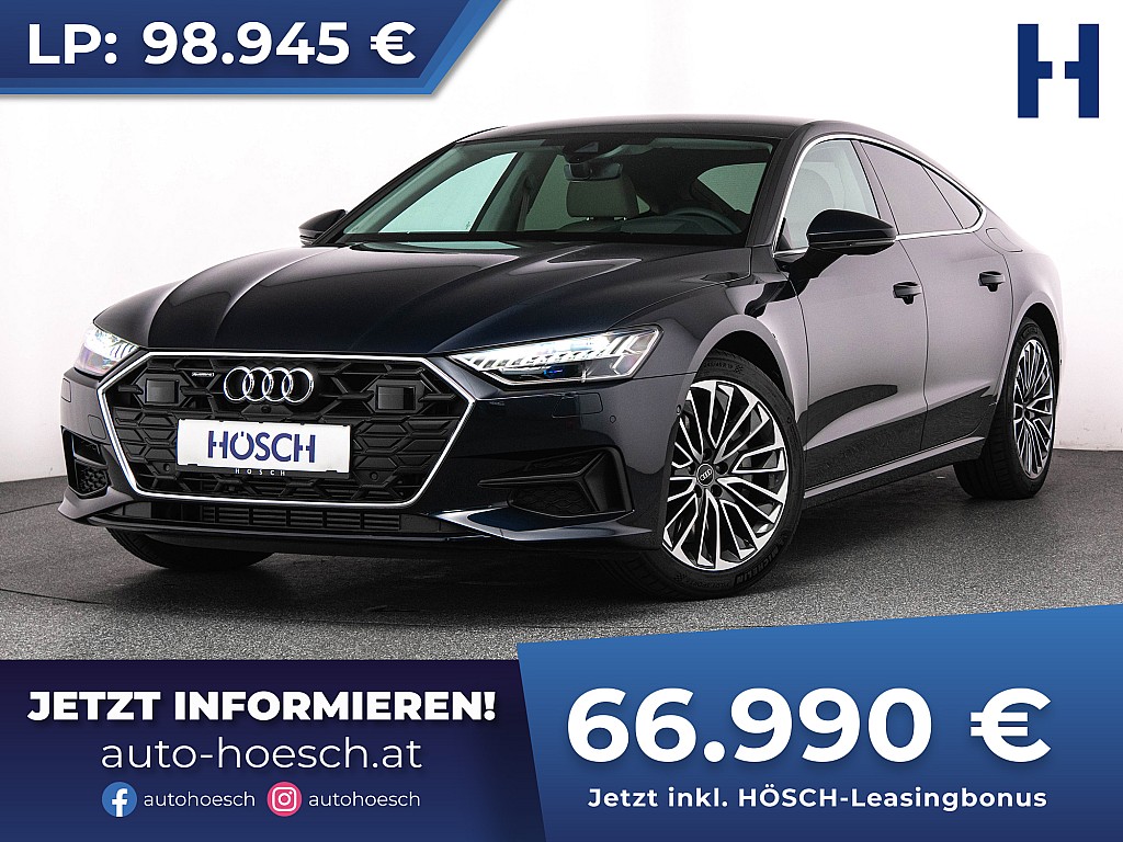 Audi A7 SB 50 TFSI e quattro LASER HEAD-UP AHK WIE NEU bei Autohaus Hösch GmbH in 