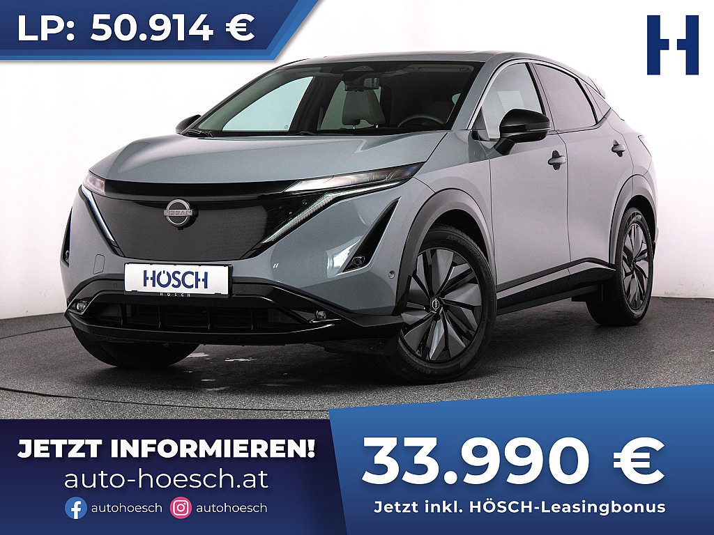 Nissan Ariya 63kWh Evolve Pack LEDER PANO BOSE 360° HEADUP bei Autohaus Hösch GmbH in 