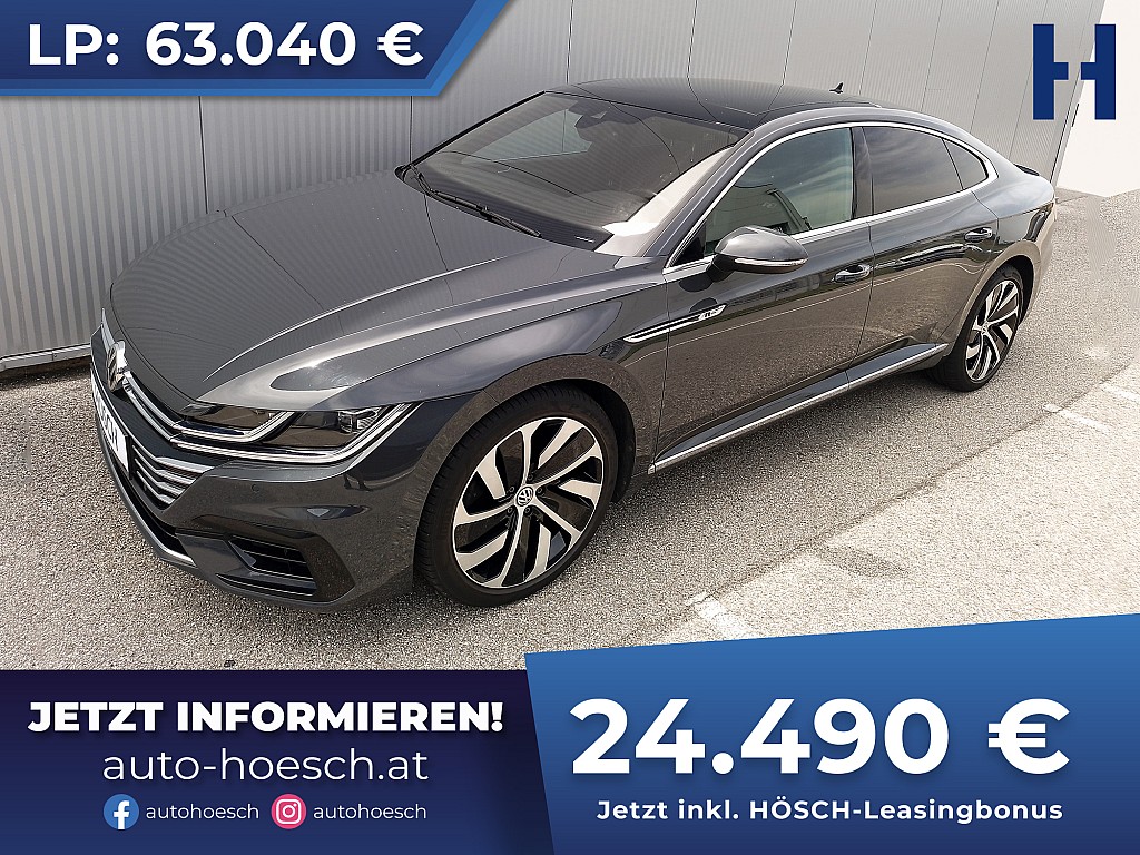 VW Arteon 2.0 TSI R-Line 4Motion Aut. PANO DCC AHK bei Autohaus Hösch GmbH in 