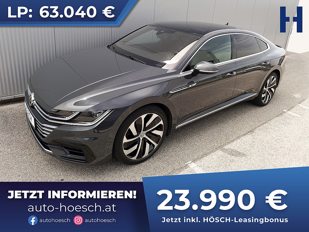 VW Arteon 2.0 TSI R-Line 4Motion Aut. PANO DCC AHK bei Autohaus Hösch GmbH in 