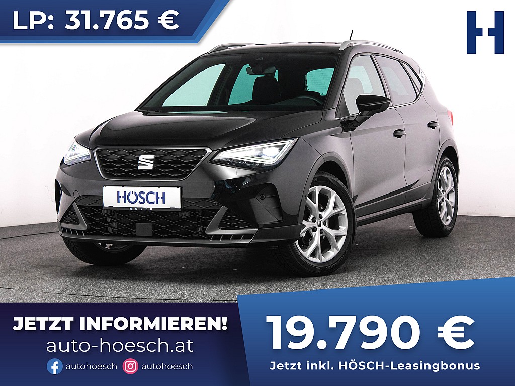 Seat Arona TSI FR NAVI LED KAMERA ACC WINTERPAKET bei Autohaus Hösch GmbH in 