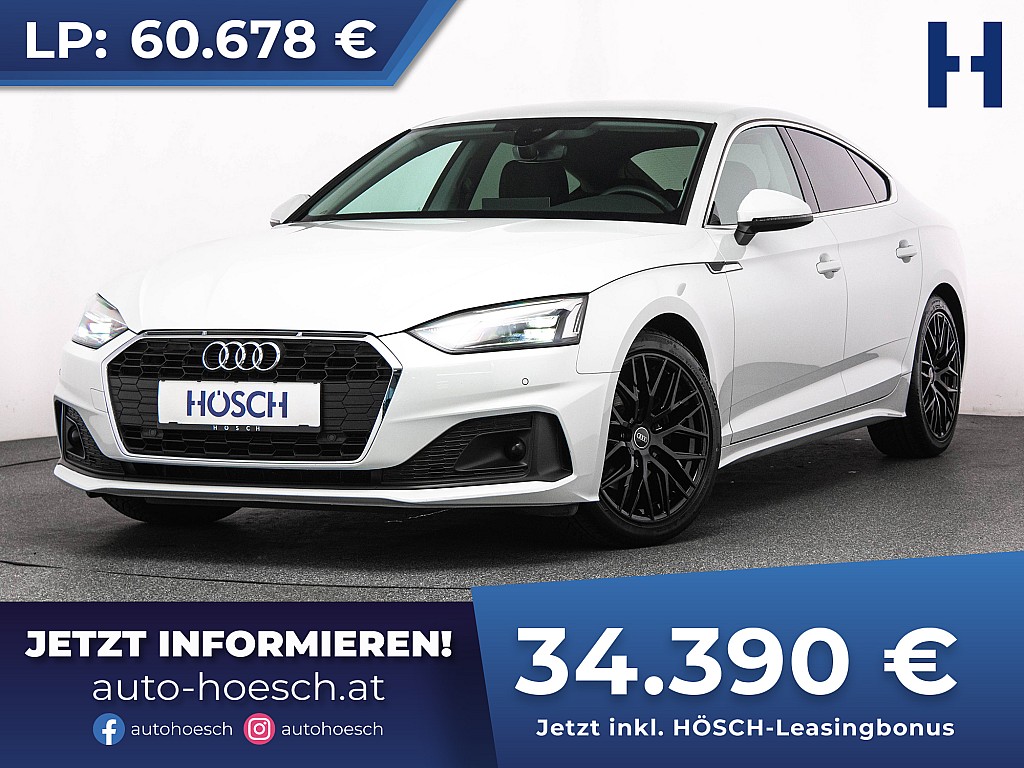 Audi A5 Sportback 35 TDI Aut. MMI PLUS ACC KAMERA++ bei Autohaus Hösch GmbH in 