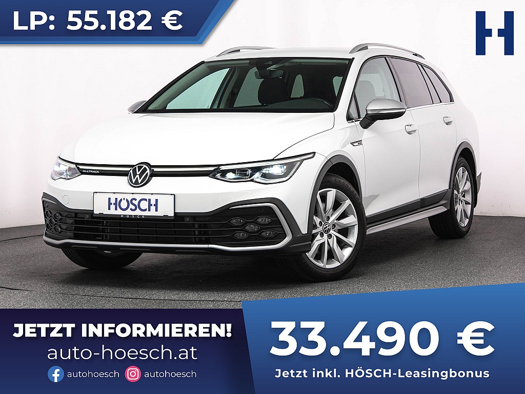 VW Golf Alltrack TDI 4M Aut. STHZ AHK Kamera ACC++ bei Autohaus Hösch GmbH in 