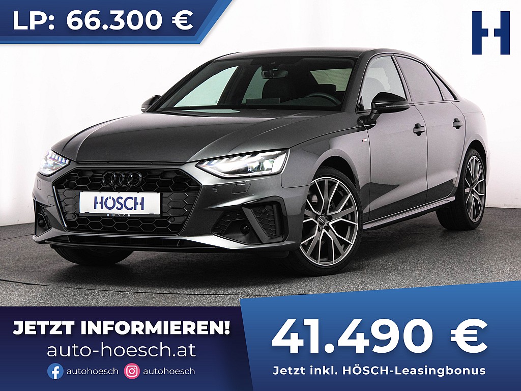 Audi A4 35 TDI S-Line Aut. MATRIX 19er MMI+ ASSISTENZ bei Autohaus Hösch GmbH in 