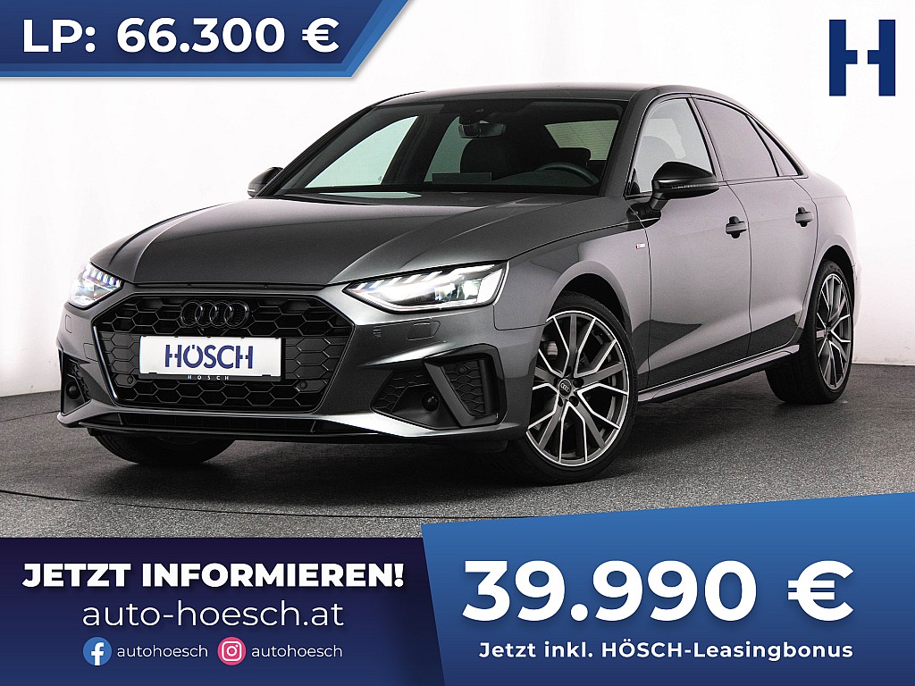 Audi A4 35 TDI S-Line Aut. MATRIX 19er MMI+ ASSISTENZ bei Autohaus Hösch GmbH in 