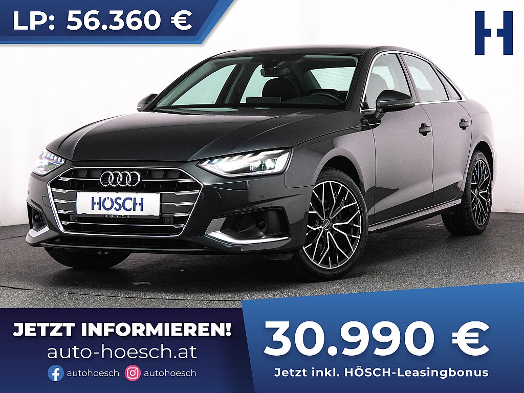 Audi A4 35 TDI Advanced MMI+ VIRTUAL R-KAM++ bei Autohaus Hösch GmbH in 