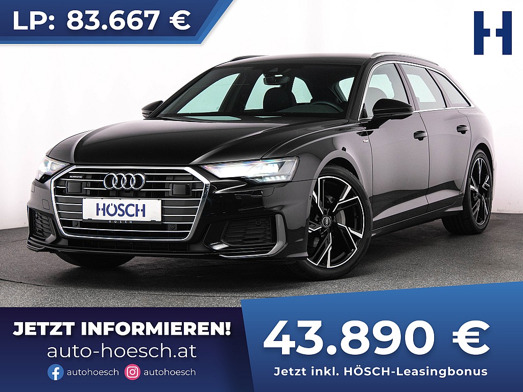 Audi A6 Avant 40 TDI quattro S-Line AHK STHZ ACC -48% bei Autohaus Hösch GmbH in 