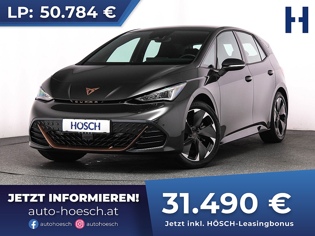 Cupra Born 82kWh e-Boost 3 PAKETE ERSTBESITZ -38% bei Autohaus Hösch GmbH in 