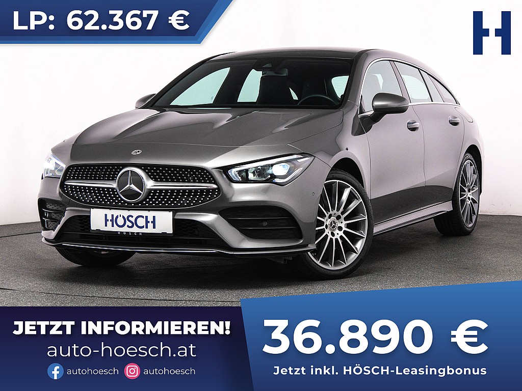 Mercedes-Benz CLA 250e SB AMG PREMIUM PANO AHK 19er -41% bei Autohaus Hösch GmbH in 