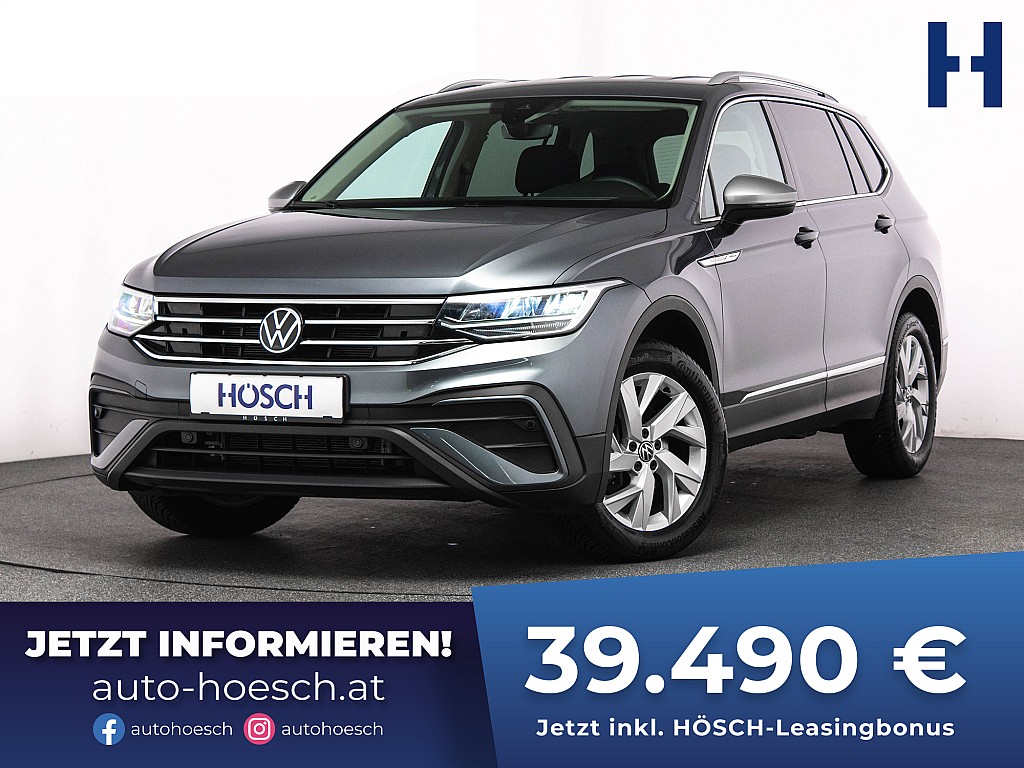 VW Tiguan Allspace Life 2.0 TDI 7-SITZER AHK ACC++ bei Autohaus Hösch GmbH in 