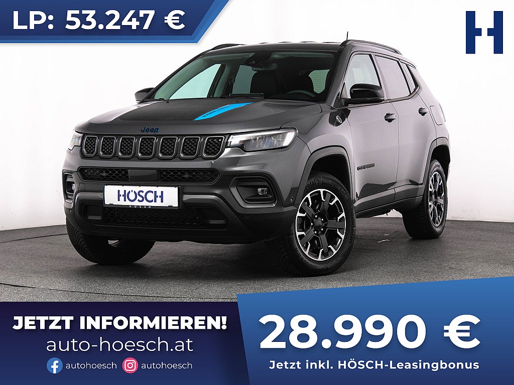 Jeep Compass 4xe PHEV Trailhawk KAMERA ACC -46% bei Autohaus Hösch GmbH in 