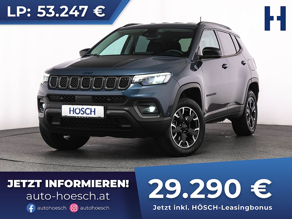 Jeep Compass 4xe PHEV Trailhawk KAMERA ACC -45% bei Autohaus Hösch GmbH in 