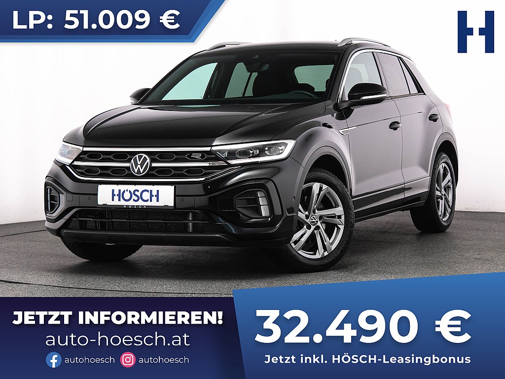 VW T-Roc 2.0 TDI R-Line Aut. SPORT NAV AHK R-KAM bei Autohaus Hösch GmbH in 