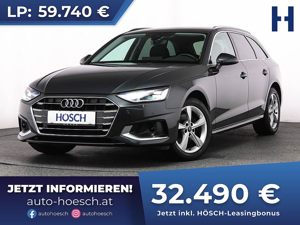 Audi A4 Avant 35 TDI advanced AHK R-KAM ASSISTENZ bei Autohaus Hösch GmbH in 