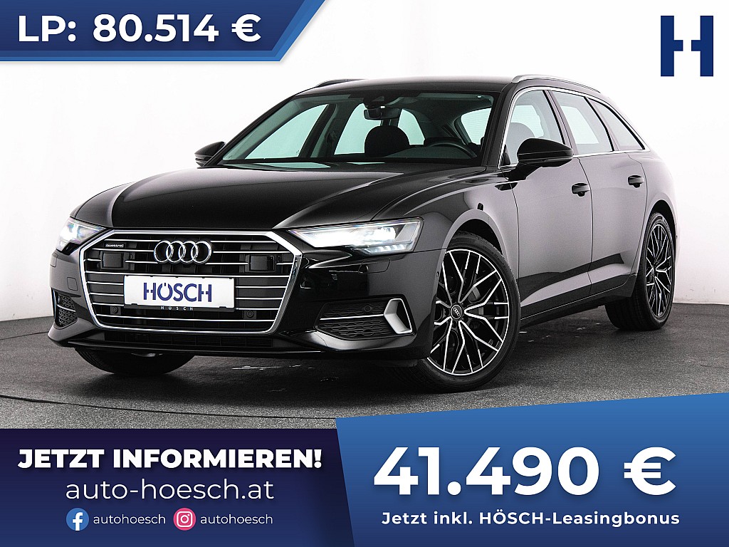 Audi A6 Avant 40 TDI quattro AHK STHZ ACC -48% bei Autohaus Hösch GmbH in 