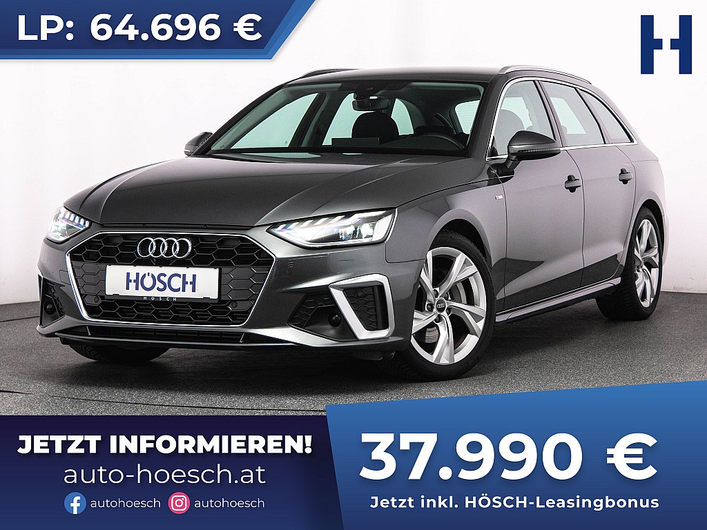 Audi A4 Avant 40 TFSI S-Line VIELE EXTRAS  -41% bei Autohaus Hösch GmbH in 