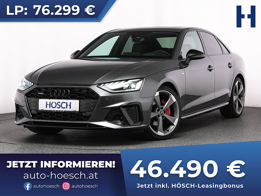 Audi A4 40 TDI quattro 2xS-Line TRAUMEXTRAS -39% bei Autohaus Hösch GmbH in 