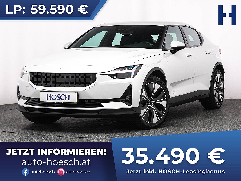 Polestar 2 Long Range Dual Motor 19er PILOT 360°KAM -40% bei Autohaus Hösch GmbH in 