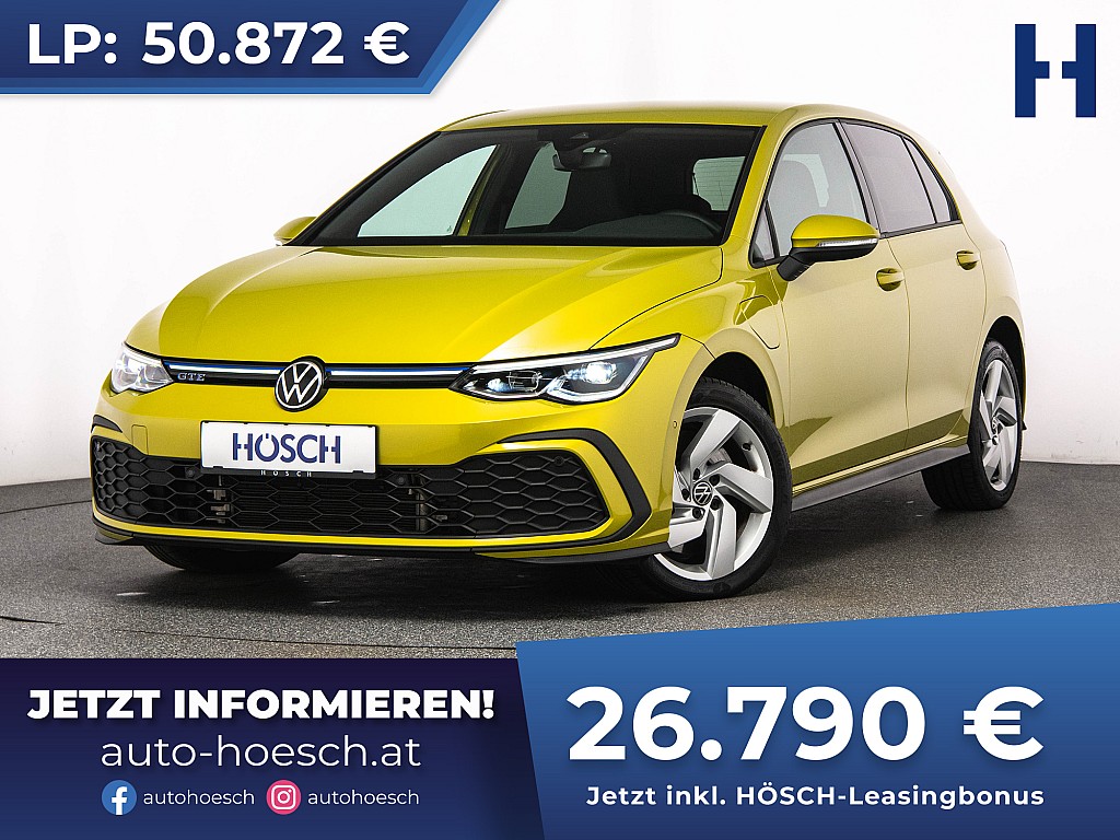 VW Golf VIII 1.4 eHybrid PHEV GTE ERSTBESITZ -47% bei Autohaus Hösch GmbH in 