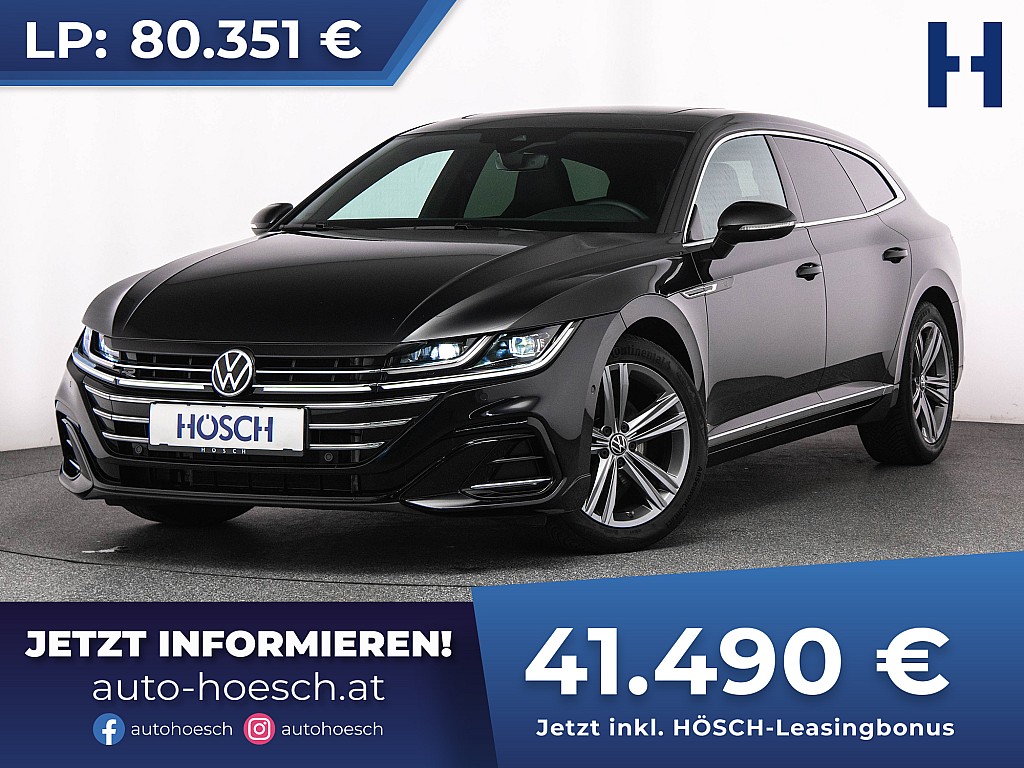 VW Arteon SB TDI R-Line 4Motion TRAUMEXTRAS -48% bei Autohaus Hösch GmbH in 