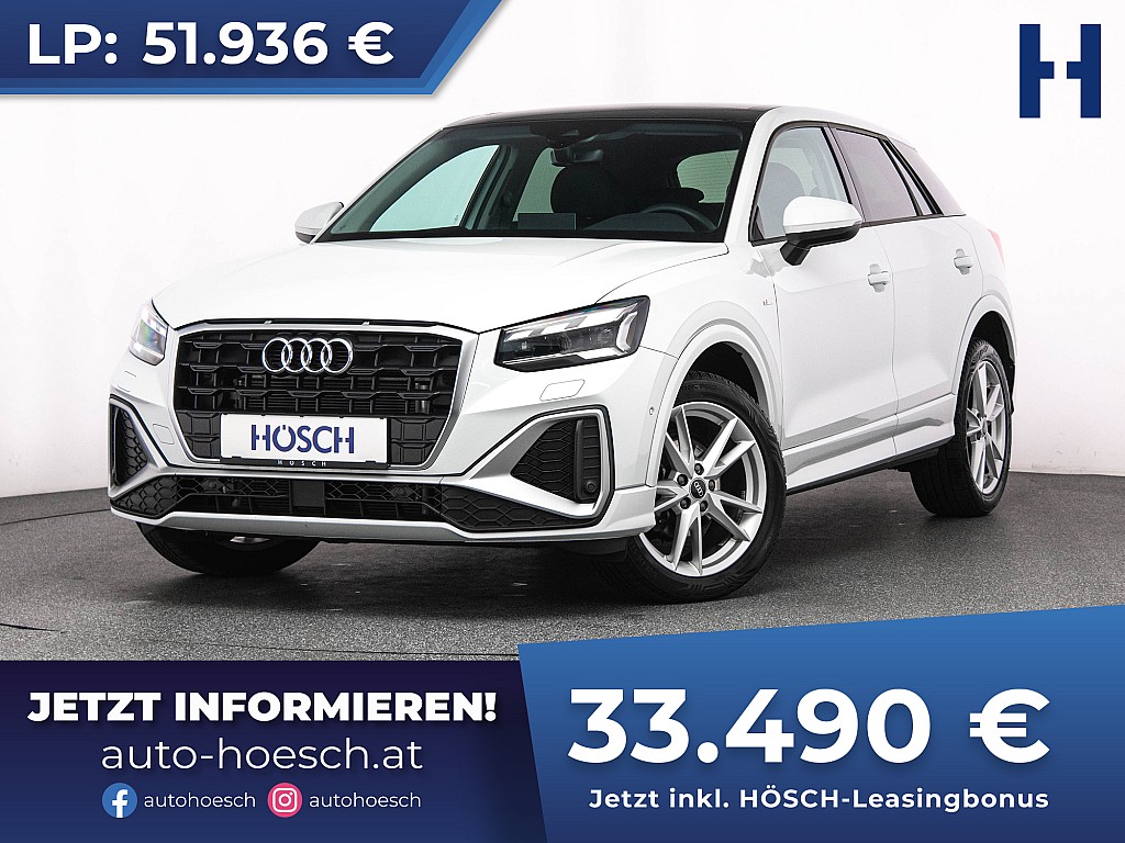 Audi Q2 35 TFSI S-Line Aut. MATRIX PANO R-KAMERA bei Autohaus Hösch GmbH in 