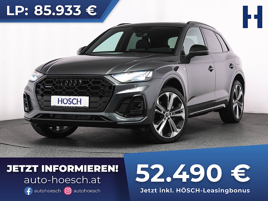 Audi Q5 50 TFSIe quattro 2xS-Line 21er PANO MATRIX bei Autohaus Hösch GmbH in 