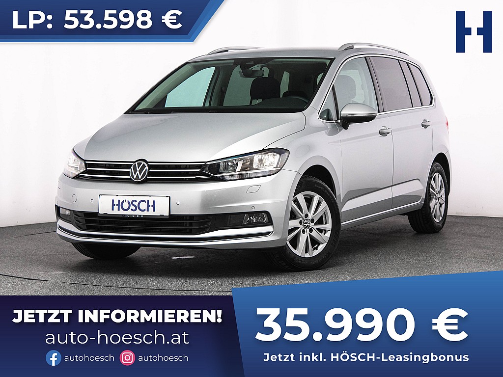 VW Touran 1.5 TSI Highline Aut. 7-SITZE WIE NEU bei Autohaus Hösch GmbH in 