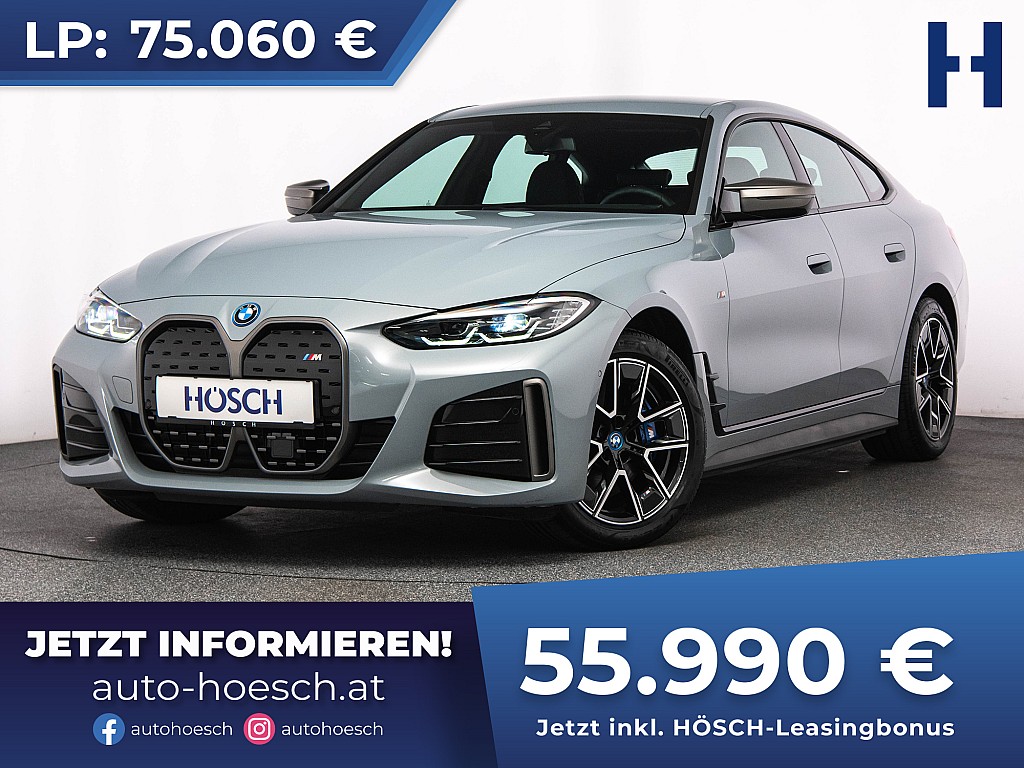 BMW i4 M50 Gran Coupe WENIG KM WIE NEU bei Autohaus Hösch GmbH in 