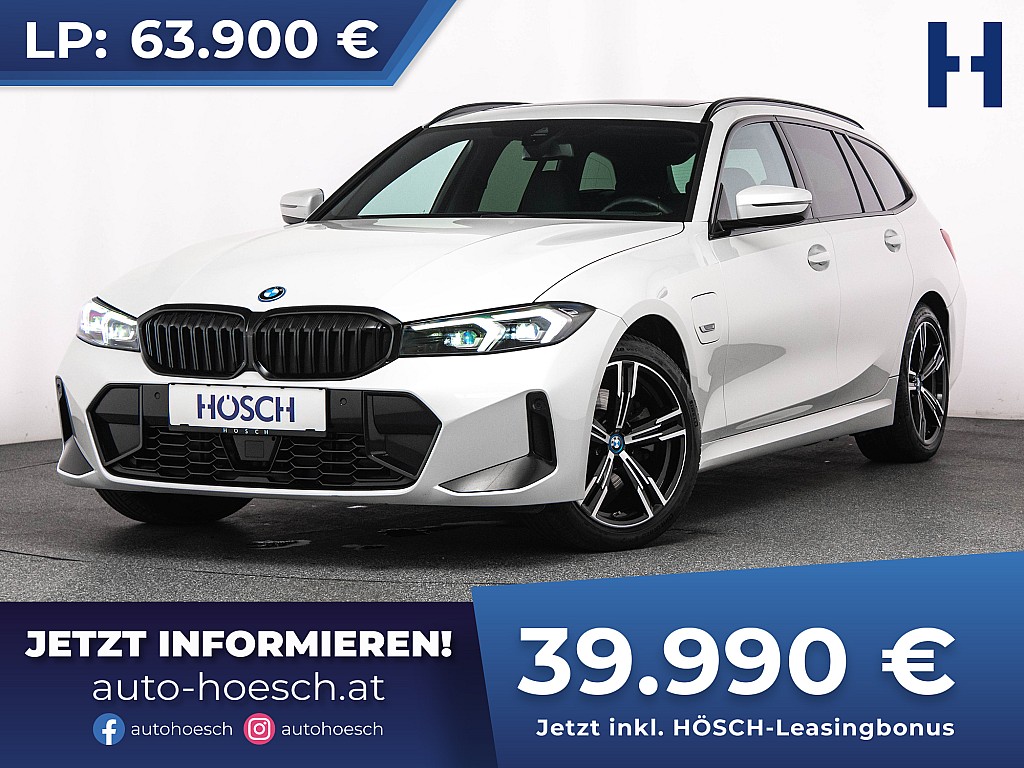 BMW 3 320e Touring M-Sport PANO LEDER AHK LIVE PROF bei Autohaus Hösch GmbH in 