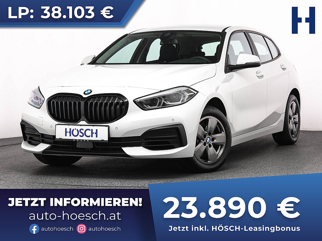 BMW 116i Advantage LIVE PROF LED M-LENKRAD WERKSWAGEN bei Autohaus Hösch GmbH in 