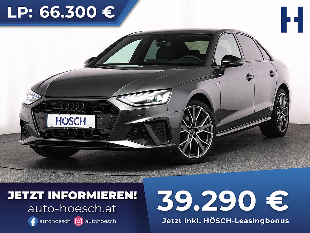 Audi A4 35 TDI S-Line Aut. MATRIX 19er MMI+ ASSISTENZ bei Autohaus Hösch GmbH in 