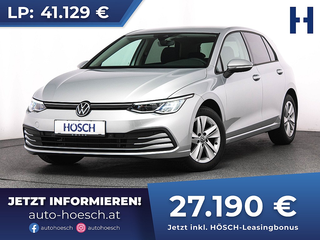 VW Golf 2.0 TDI Life Aut. NAV STHZG ACC KAMERA bei Autohaus Hösch GmbH in 