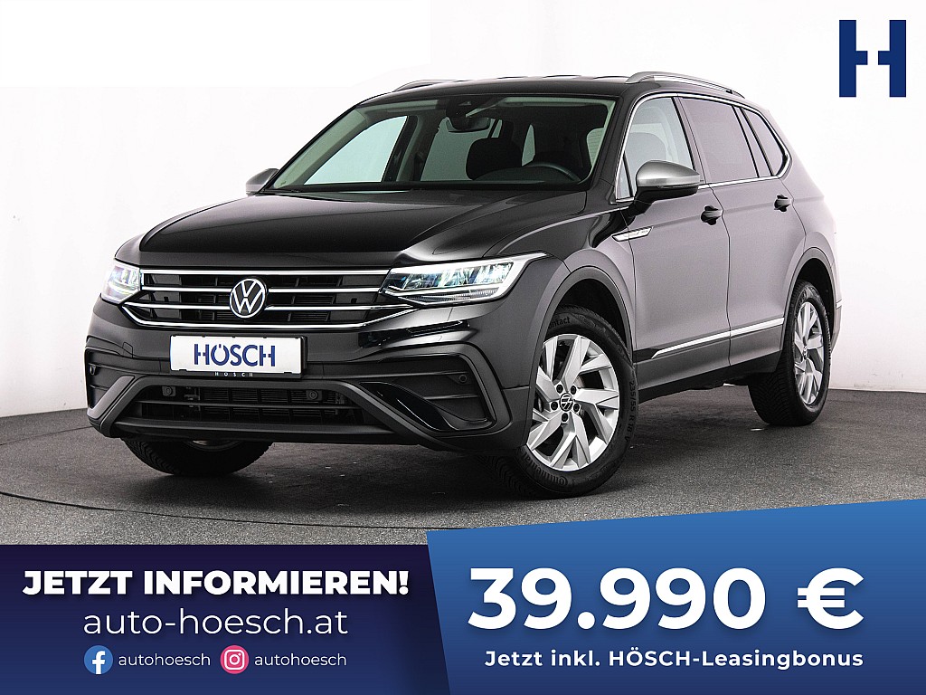 VW Tiguan Allspace Life 2.0 TDI 7-SITZER AHK ACC++ bei Autohaus Hösch GmbH in 