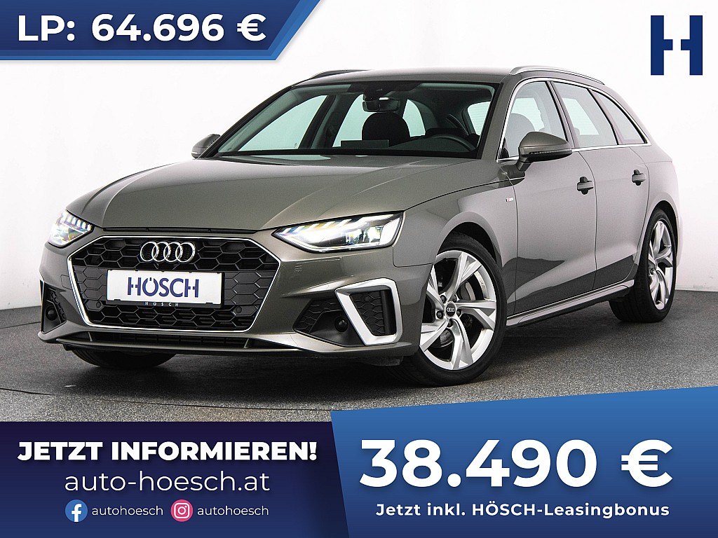 Audi A4 Avant 40 TFSI S-Line LED MMI+ ASSISTENZ -41% bei Autohaus Hösch GmbH in 