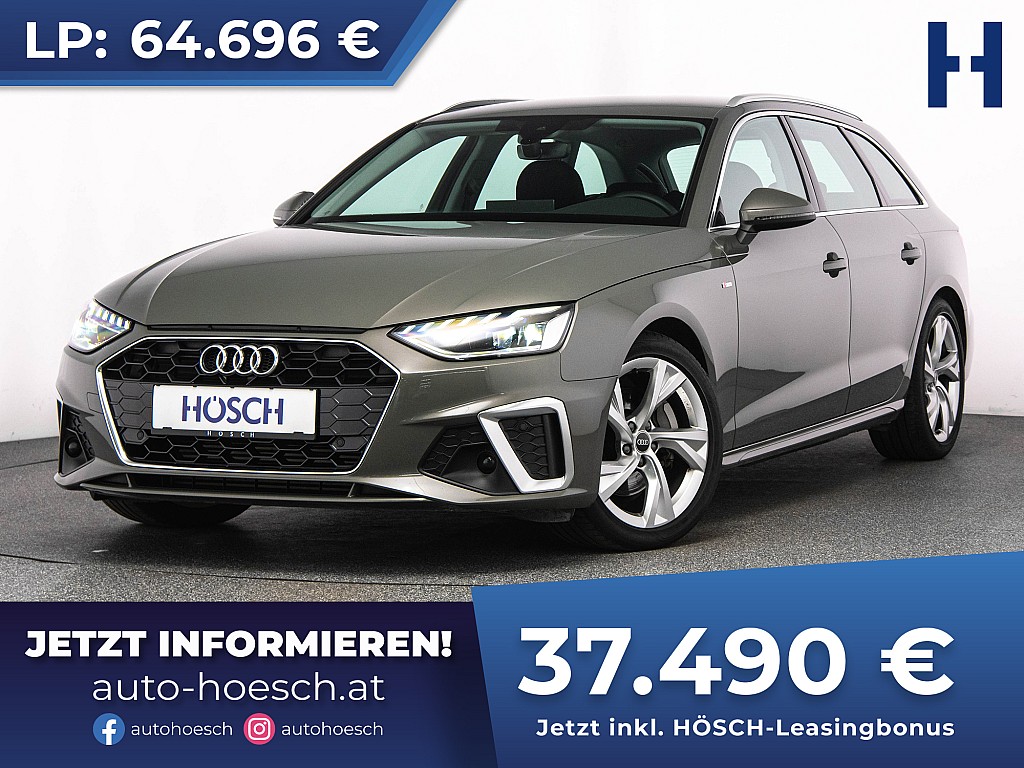 Audi A4 Avant 40 TFSI S-Line LED MMI+ ASSISTENZ -42% bei Autohaus Hösch GmbH in 