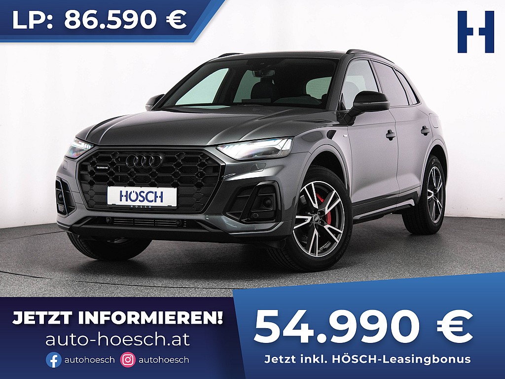 Audi Q5 50 TFSI e quattro PHEV 2x S-Line MATRIX PANO -36% bei Autohaus Hösch GmbH in 