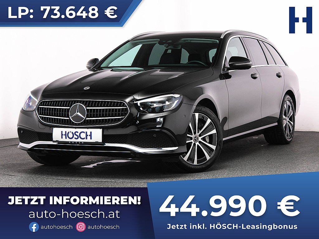 Mercedes-Benz E 300de T Avantgarde LEDER MBUX PREMIUM -39% bei Autohaus Hösch GmbH in 