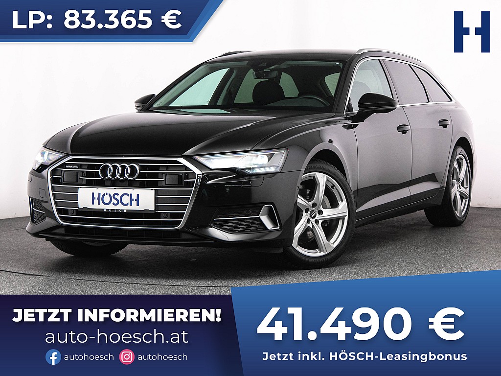 Audi A6 Avant 40 TDI quattro AHK STHZ ASSISTENZ -50% bei Autohaus Hösch GmbH in 