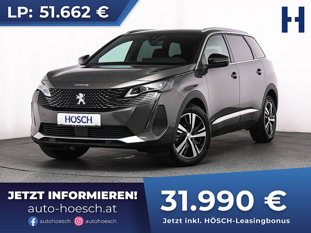 Peugeot 5008 1,2 PureTech 130 GT 7-Sitzer WIE NEU -38% bei Autohaus Hösch GmbH in 