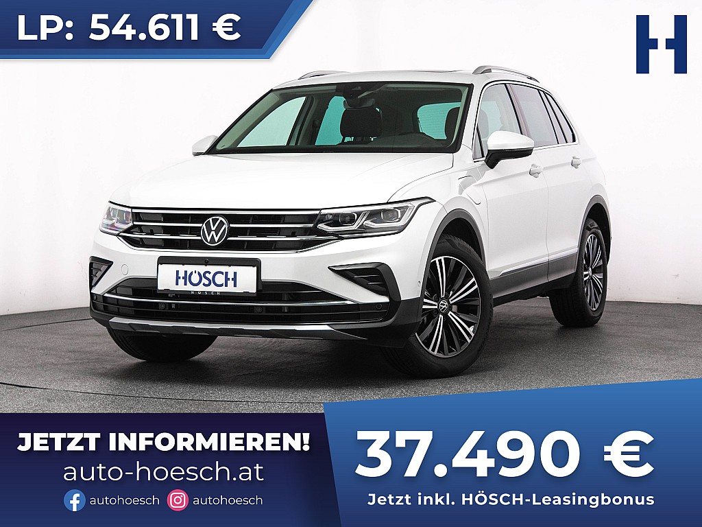 VW Tiguan TSI PHEV Elegance PANO MATRIX 360° ACC++ bei Autohaus Hösch GmbH in 