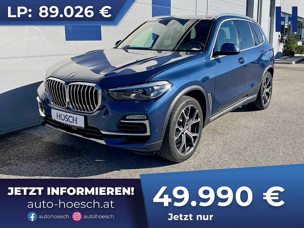 BMW X5 xDrive 30d xLine LIVE PROF AHK H/K 8-fach bei Autohaus Hösch GmbH in 