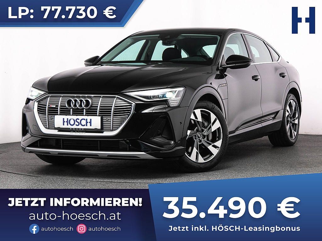 Audi e-tron SB 50 quattro S-Line TOP-ANGEBOT -54% bei Autohaus Hösch GmbH in 