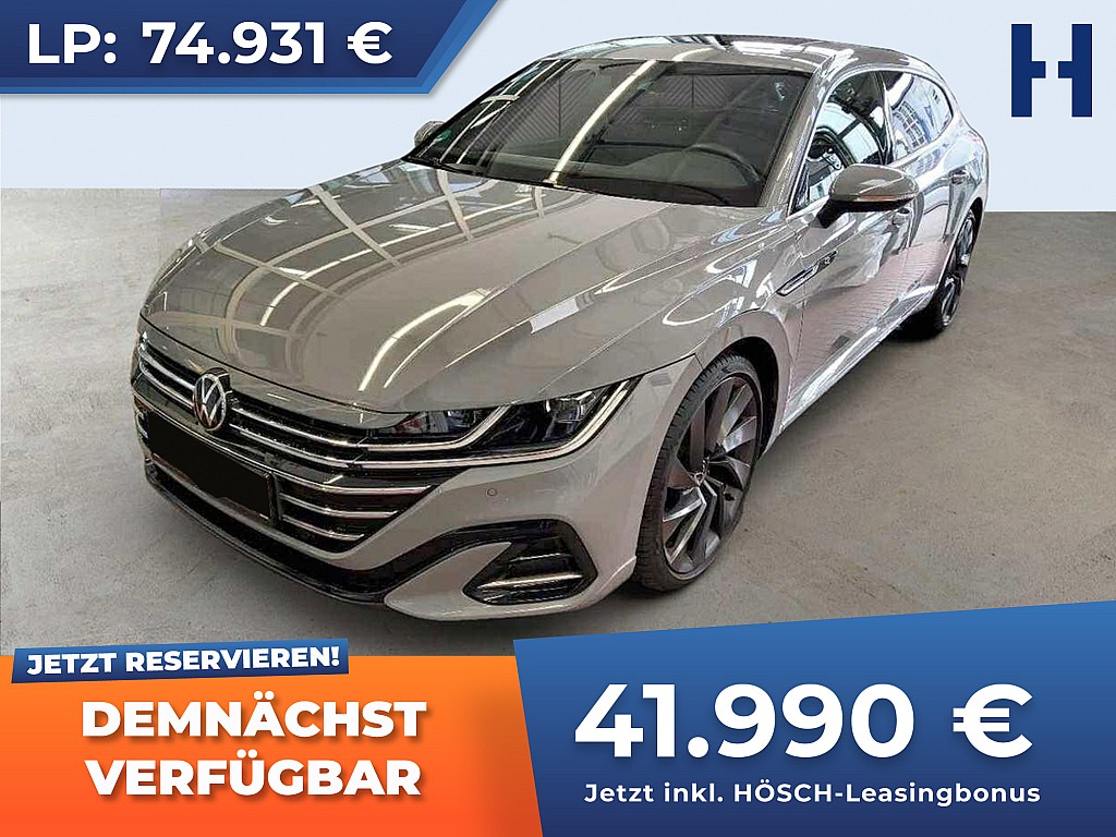 VW Arteon SB TDI R-Line 4Motion PANO H&K 20″ -44% bei Autohaus Hösch GmbH in 