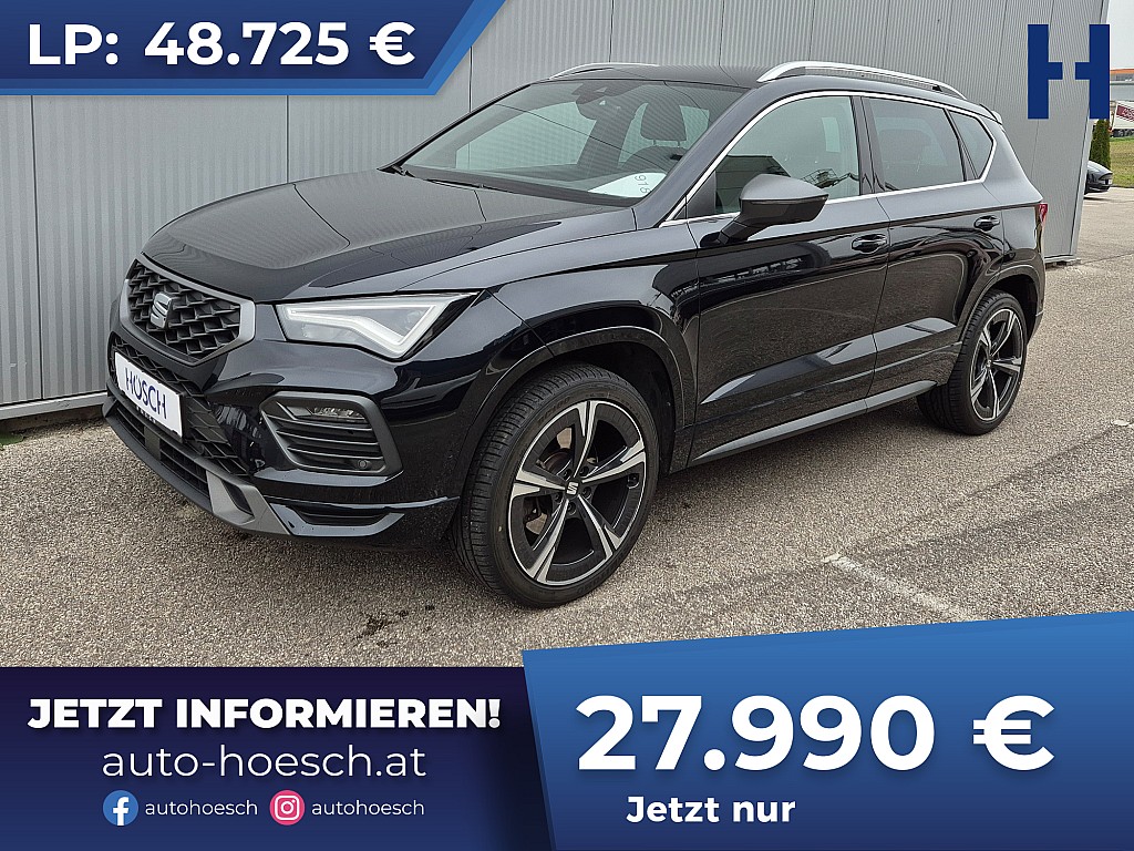 Seat Ateca FR 2.0 TDI 4×4 DSG AHK 19er R-KAM ASSISTENZ bei Autohaus Hösch GmbH in 