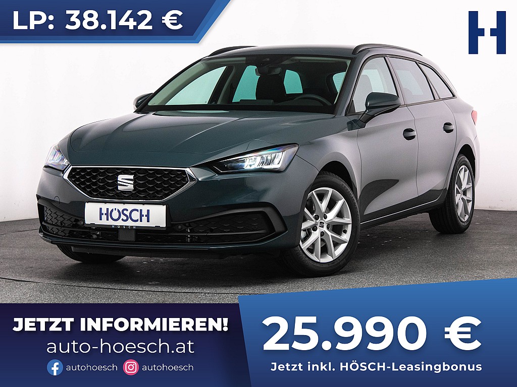 Seat Leon SP Kombi 1,5 eTSI Style Aut. NEU AKTION -32% bei Autohaus Hösch GmbH in 