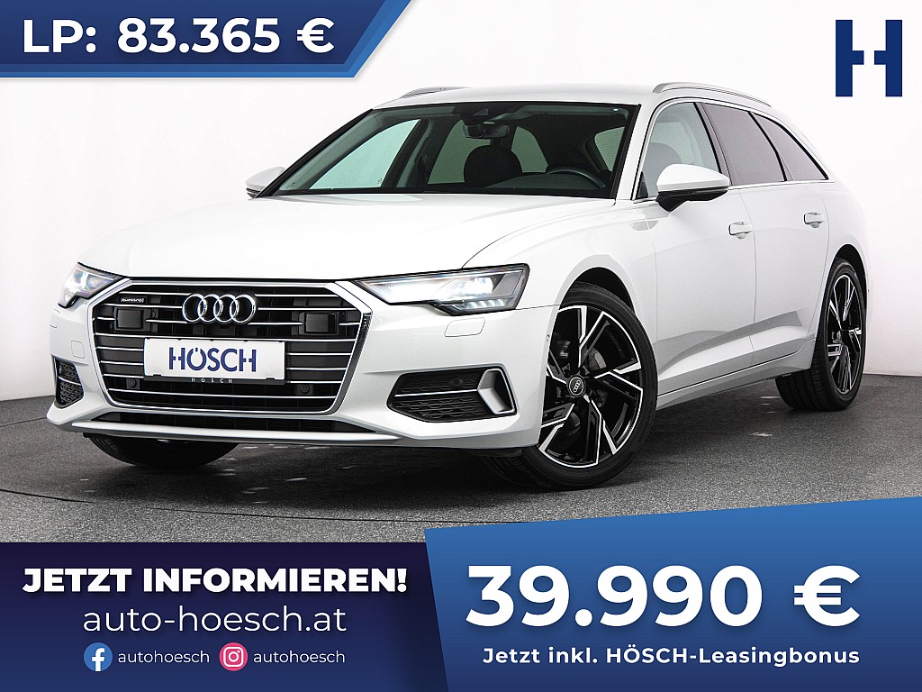 Audi A6 Avant 40 TDI quattro Sport AHK STHZ ACC -52% bei Autohaus Hösch GmbH in 